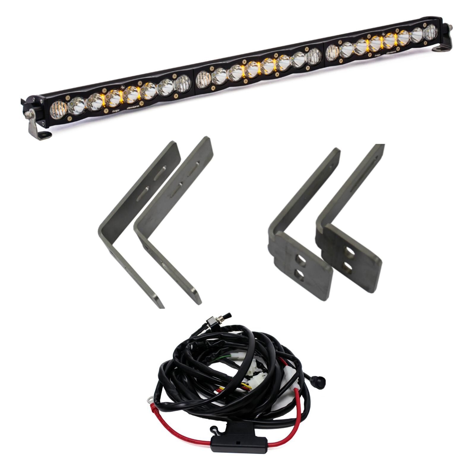 Ford Super Duty (11-16) S8 30 inch Grille Mount Kit by Baja Designs - 447792