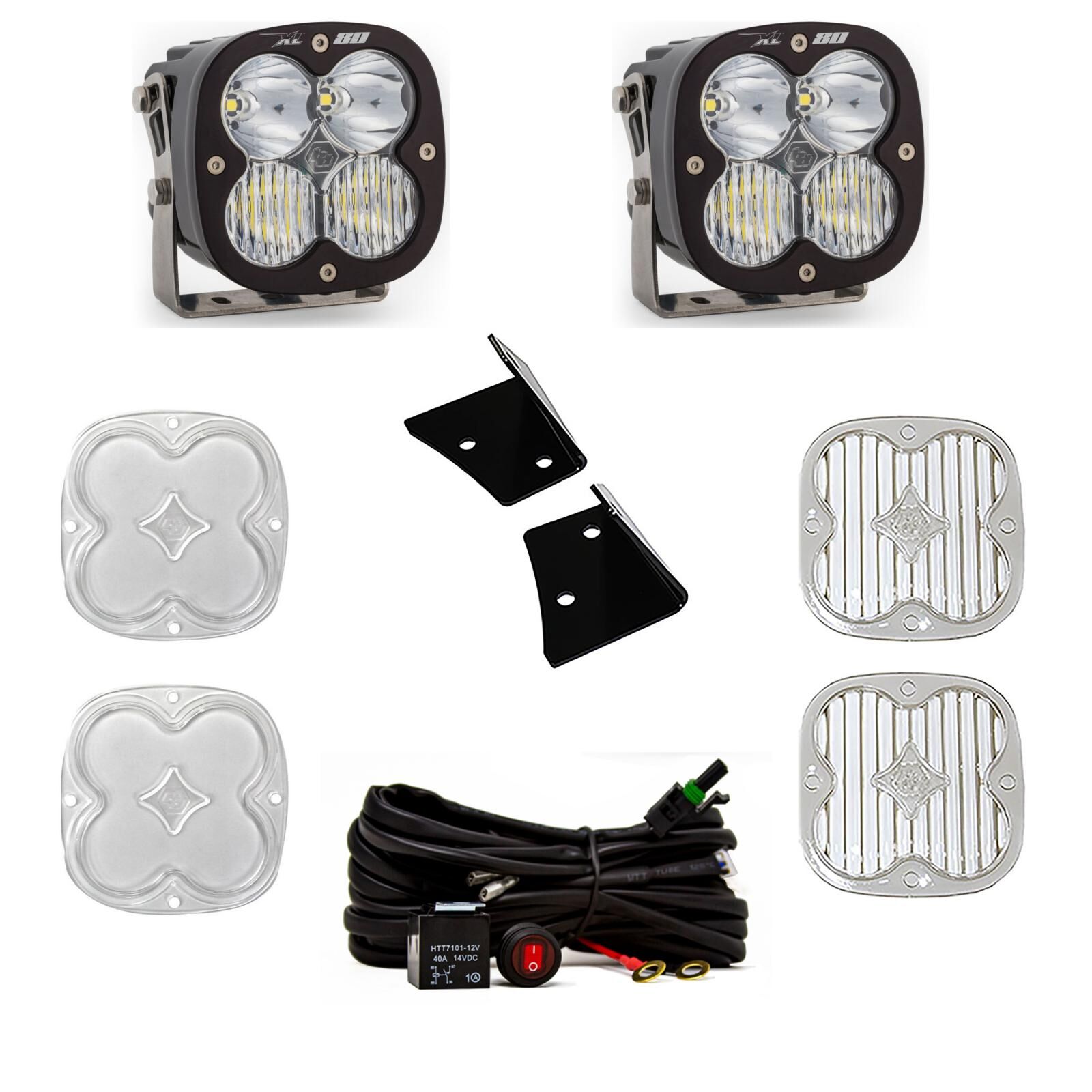 Jeep JK XL80 Drive/Combo A-Pillar Kit by Baja Designs - 447800