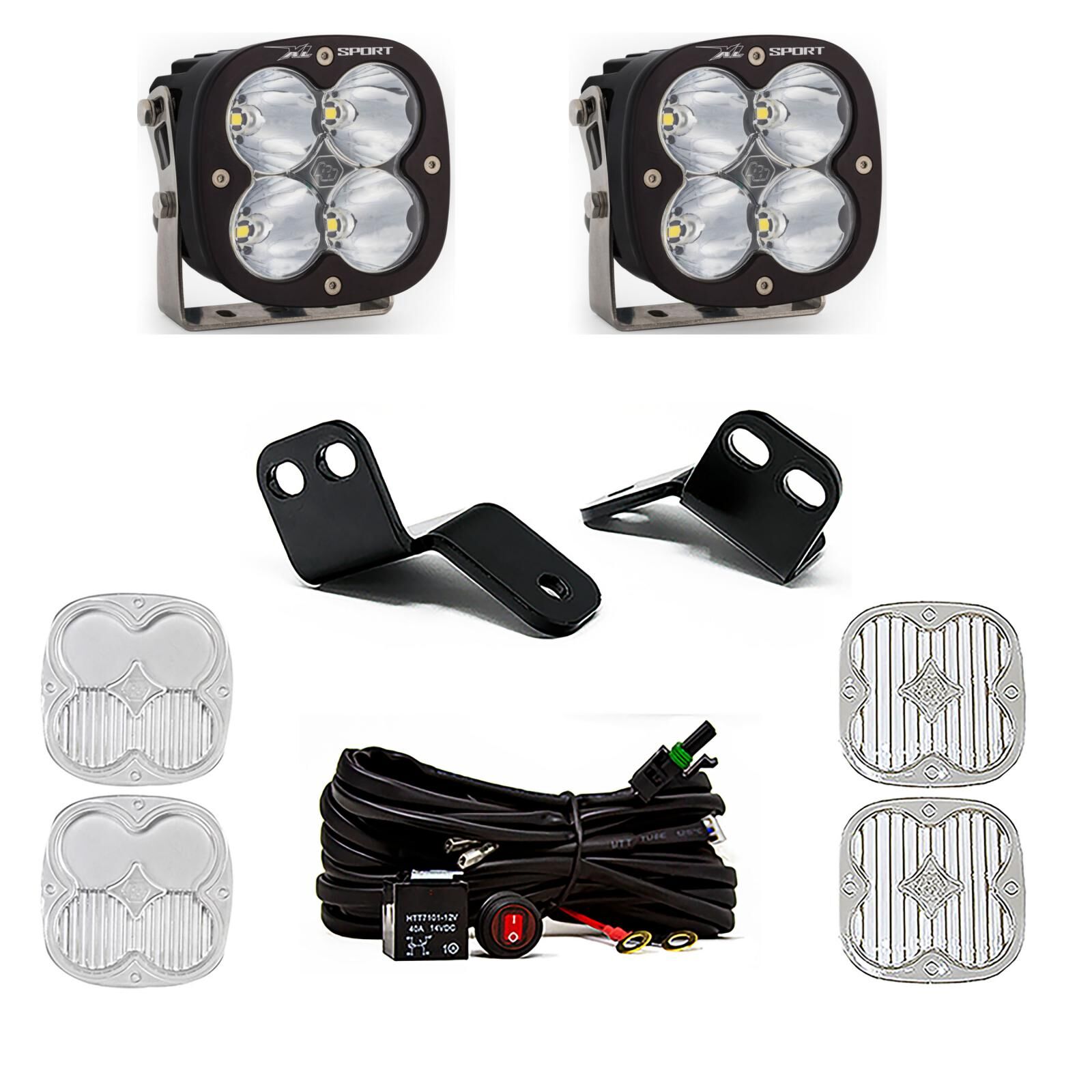 Polaris RZR XP1000 XL Sport A-Pillar Kit by Baja Designs - 447822