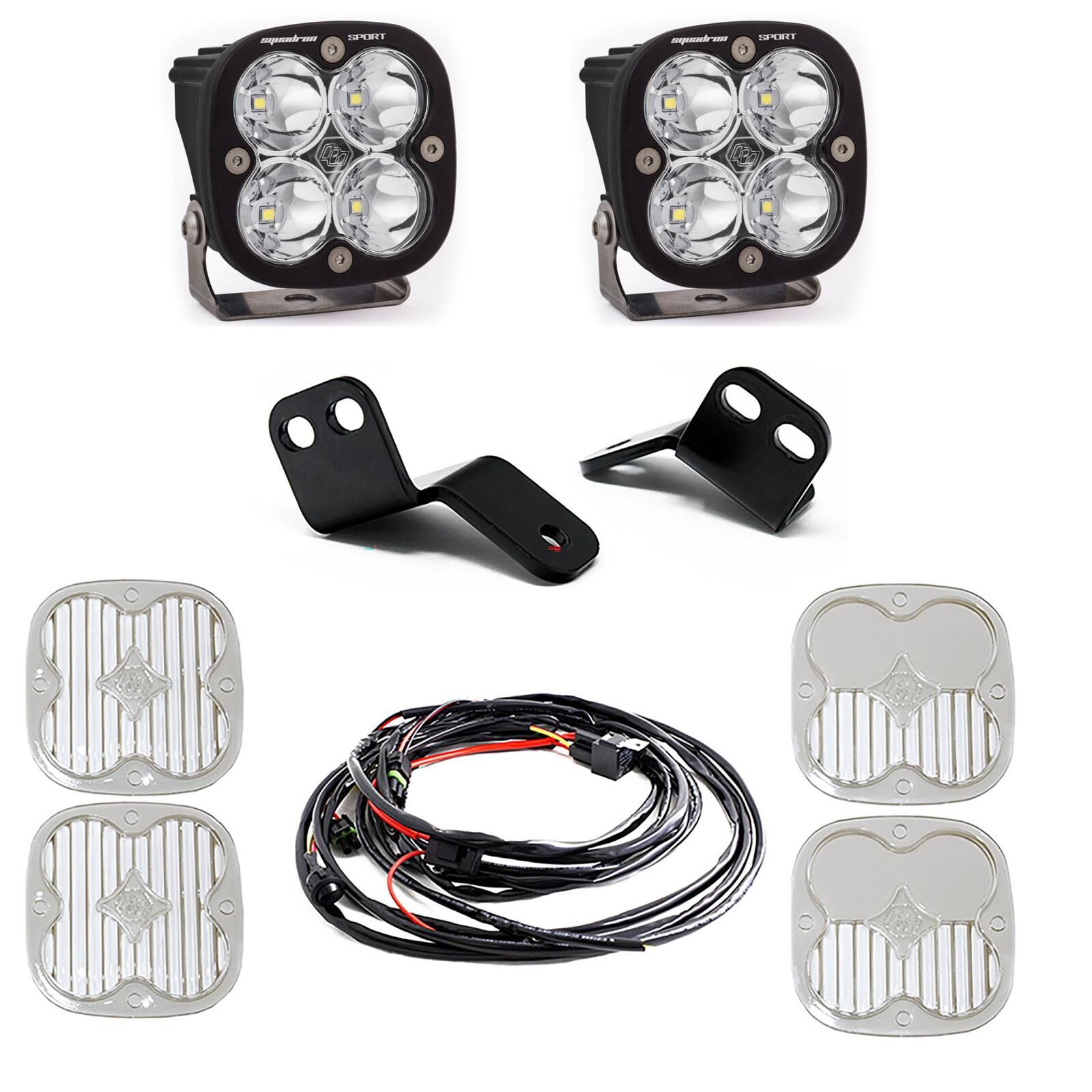Squadron Sport A-Pillar Kit 18-22 Wildcat XX Driving/Combo Clear by Baja Designs - 447827