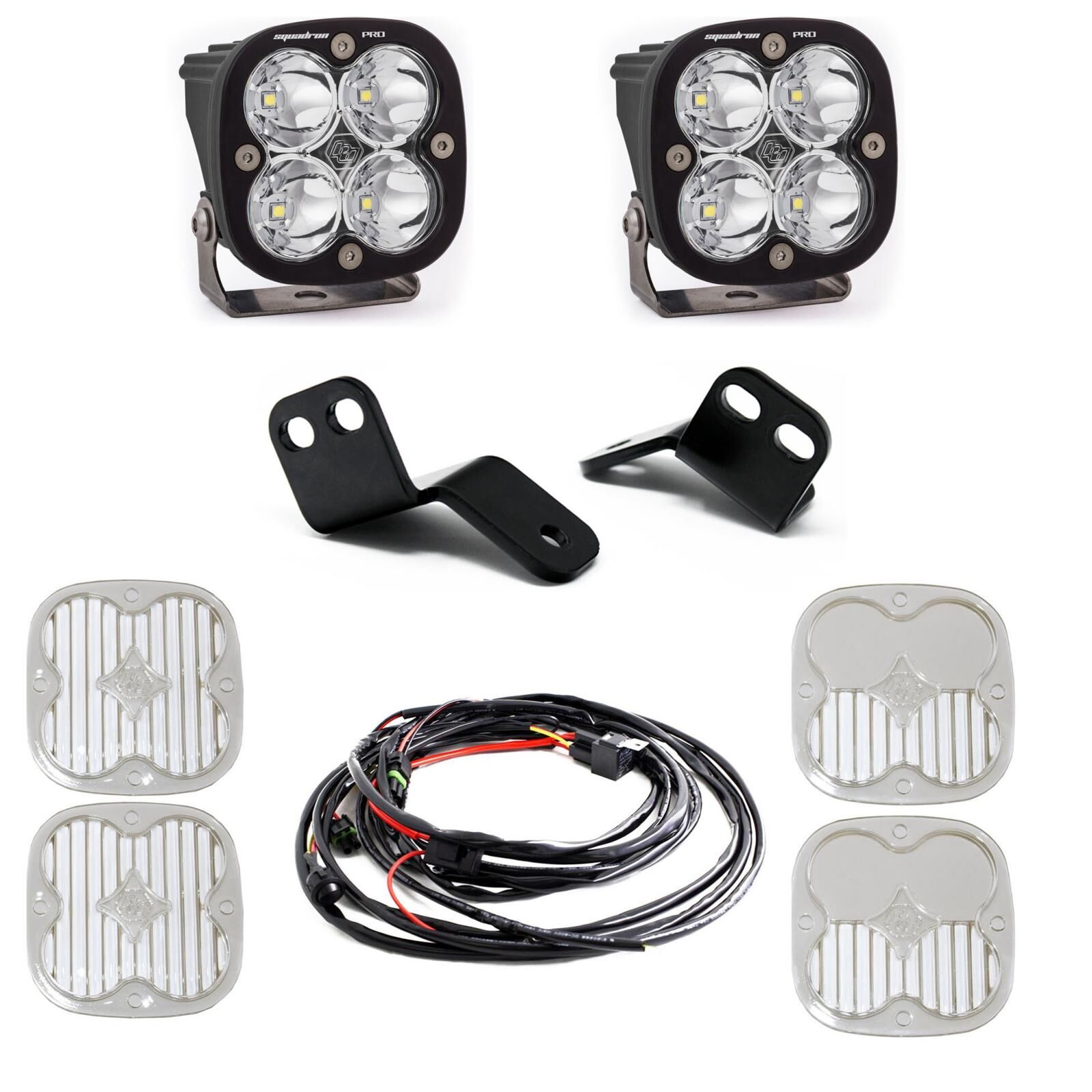 Squadron Pro A-Pillar Kit 18-22 Wildcat XX Driving/Combo Clear by Baja Designs - 447828