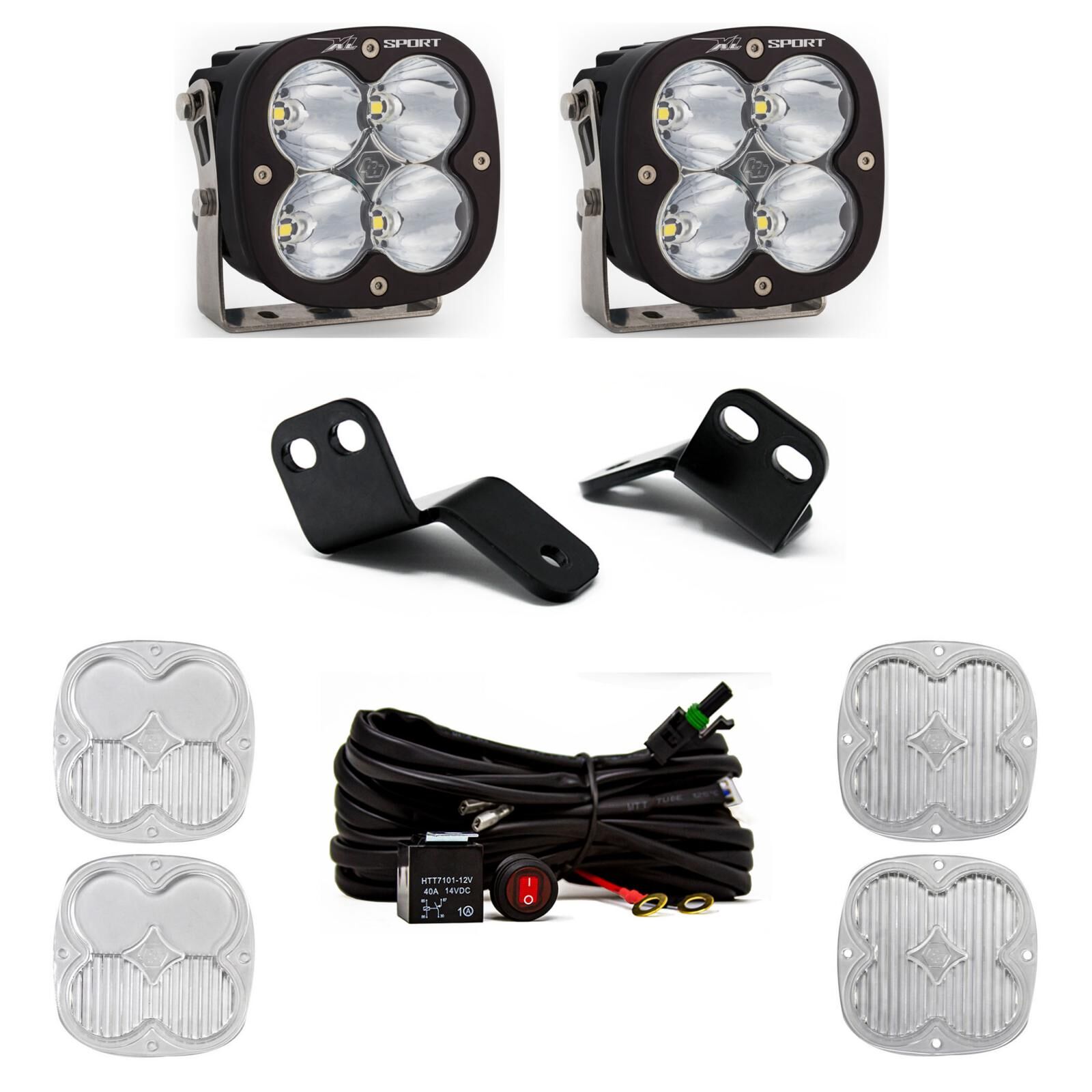 XL Sport A-Pillar Kit 18-22 Wildcat XX Driving/Combo Clear by Baja Designs - 447829
