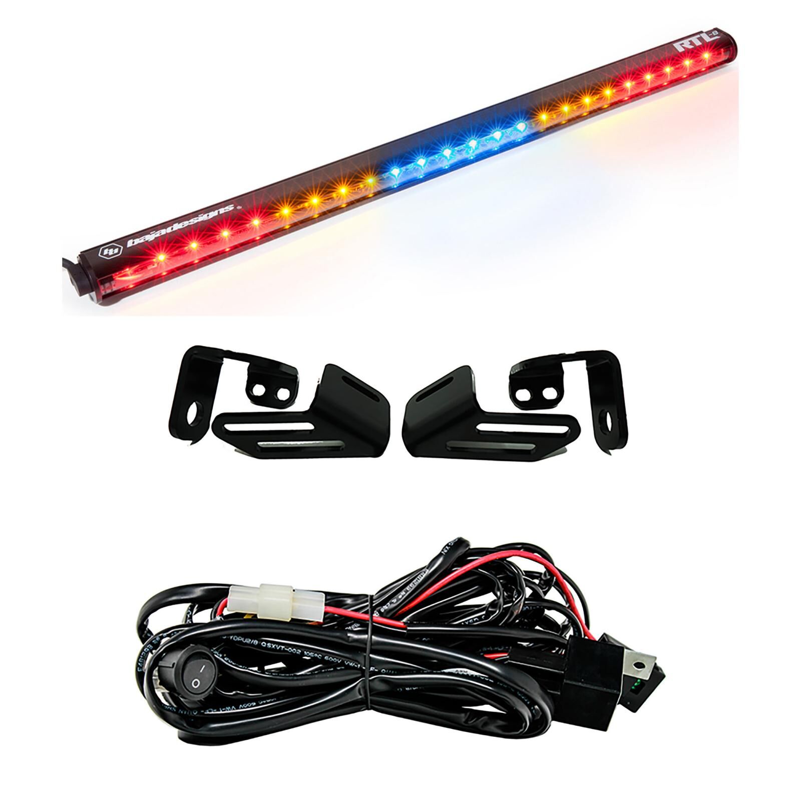 RTL 30 inch Rear Tail Light Kit 18 Wildcat XX Blue No Turn Signal by Baja Designs - 447834