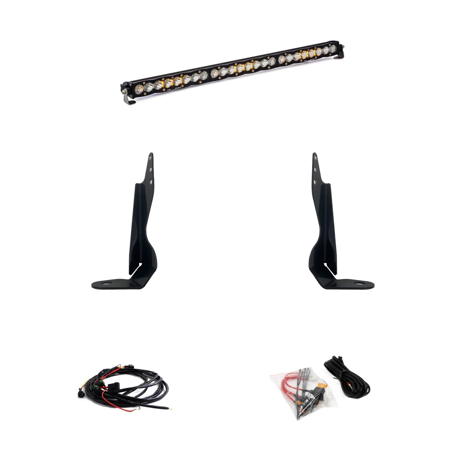 GMC 2500/3500 (20-On) S8 Behind Grill Kit by Baja Designs - 447850