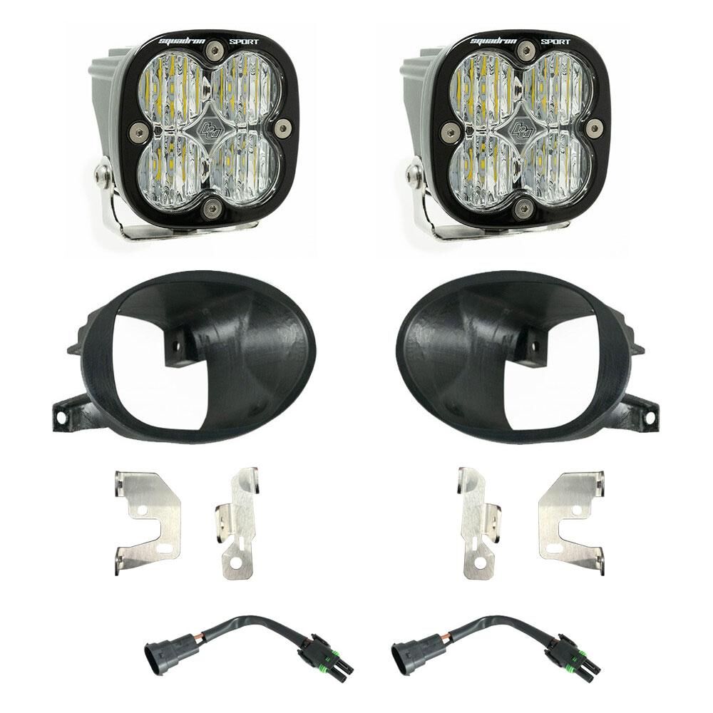 Squadron Sport Fog Pocket Kit 19-24 Sprinter 1500/2500/3500 (Wide Cornering; Clear) - 447865