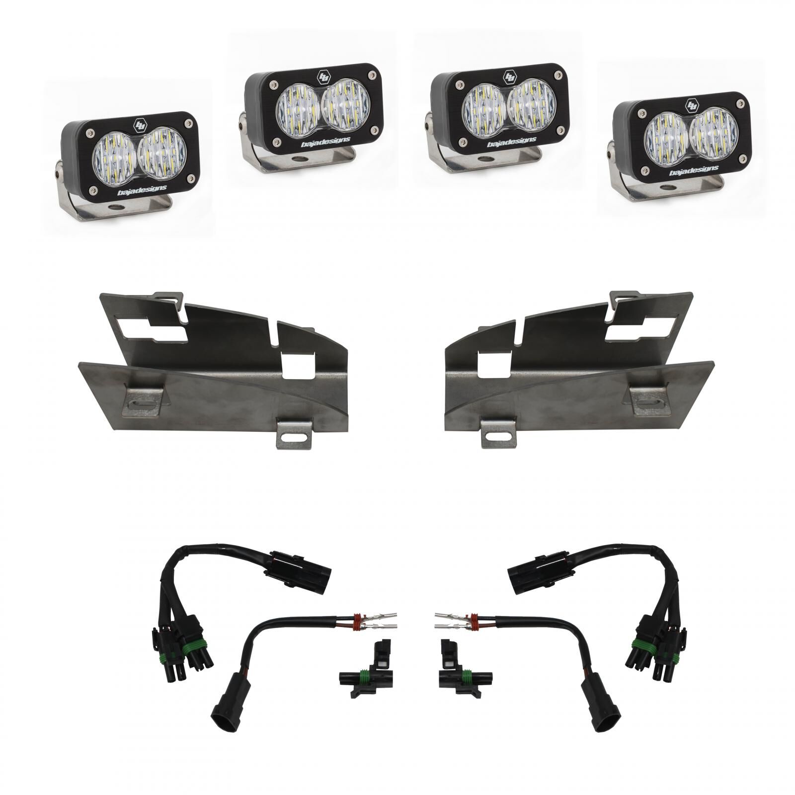 Dodge Ram Rebel/TRX (19-On) Dual S2 Fog Pocket Kit by Baja Designs - 448024