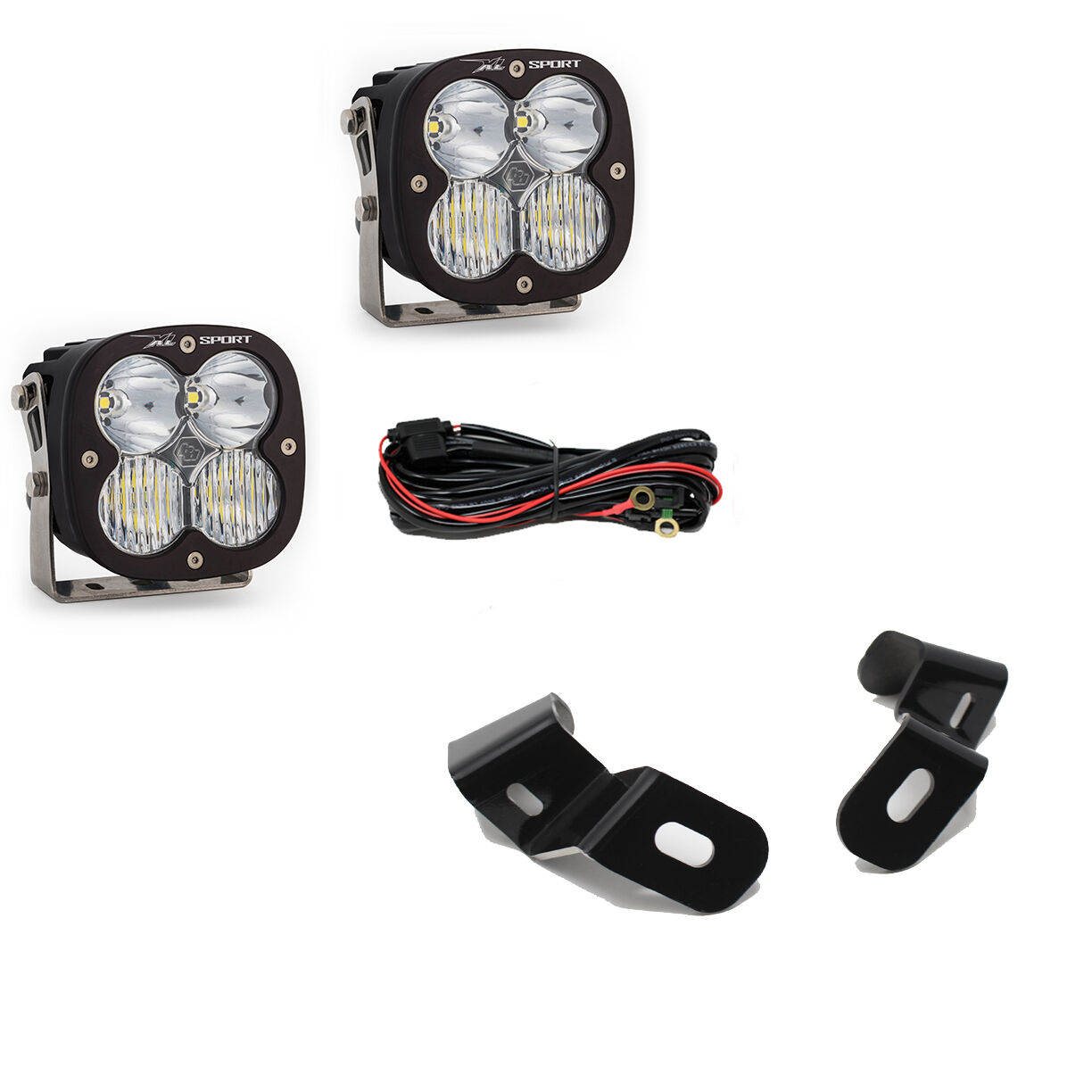 Dodge Ram LED Light Pods For Ram 2500/3500 19-On A-Pillar Kits XL Sport Driving Combo by Baja Designs - 448036