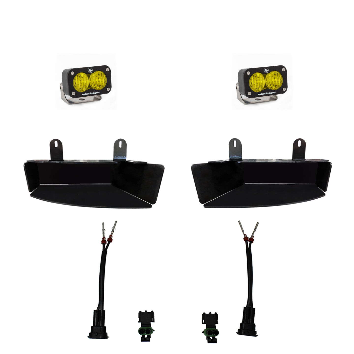 Dodge Ram Light Kit For Ram 2500/3500 19-On FPK S2 Sport W/C Baja Amber by Baja Designs - 448043