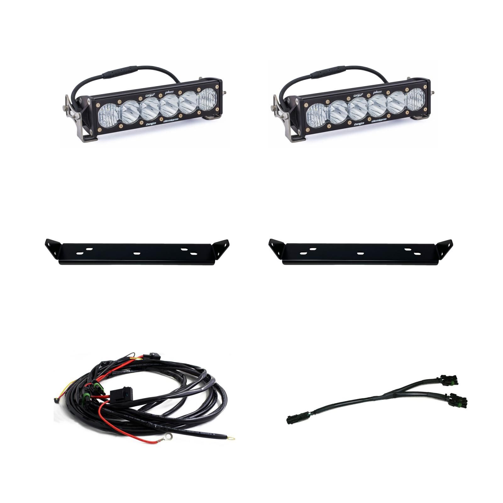 10 Inch Onx6 D/C Behind Grill Kit fits 21-On Ford Raptor by Baja Designs - 448063