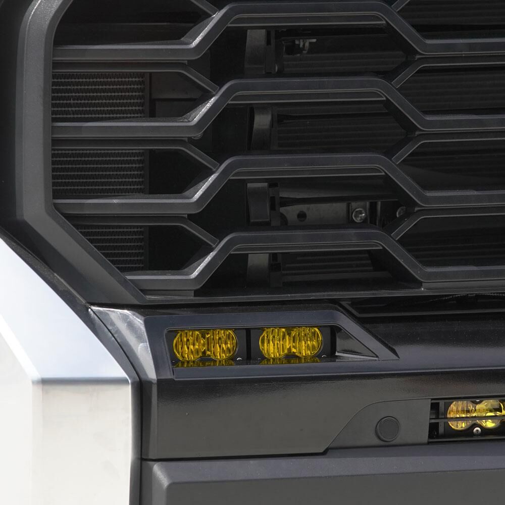 S2 Sport Fog Pocket Kit - 22-Present Toyota Tundra (Wide Cornering; Baja Amber) by Baja Designs