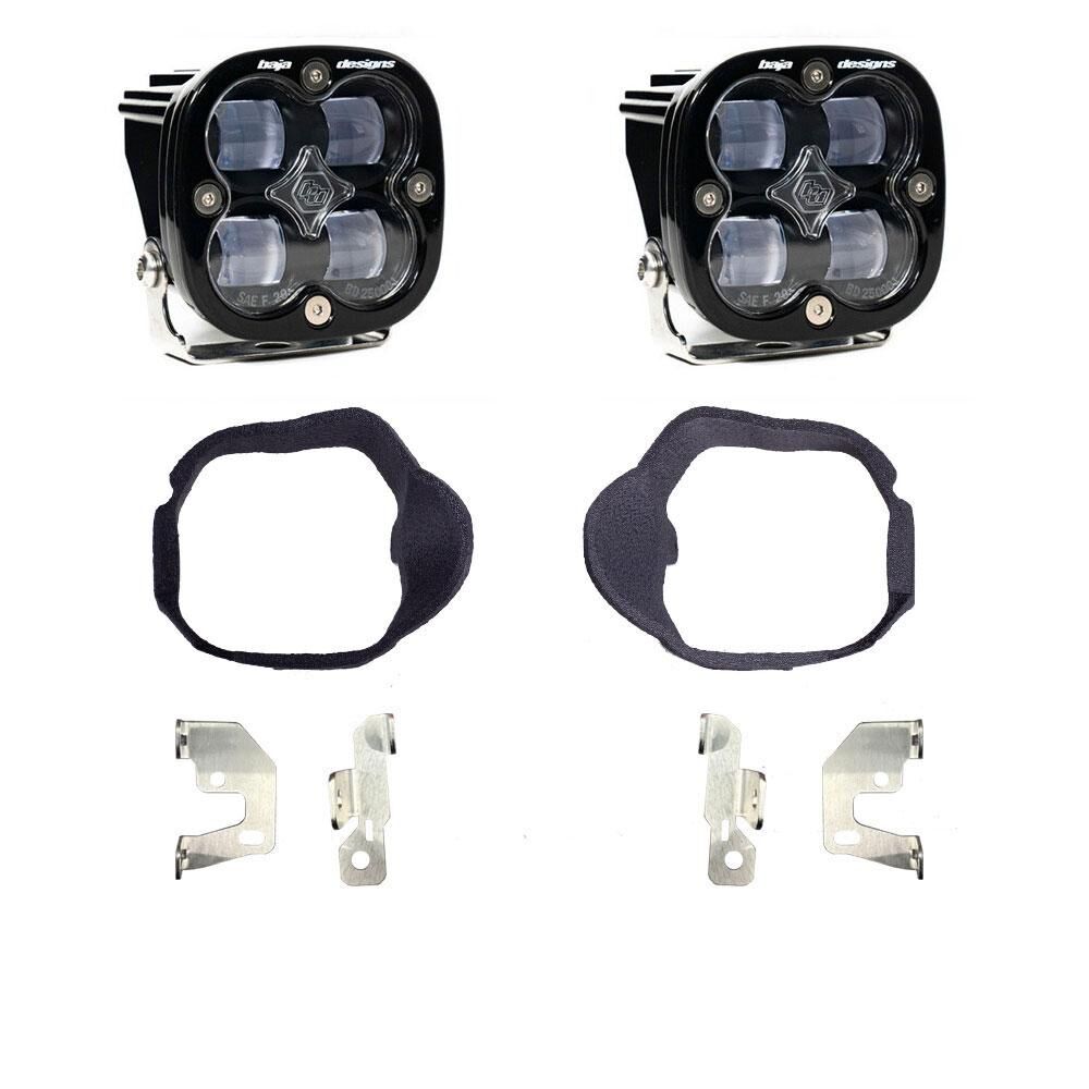Mercedes Squadron SAE Fog Pocket Light Kit For Mercedes 2014-2018 Sprinter Van (Clear) by Baja Designs - 448129