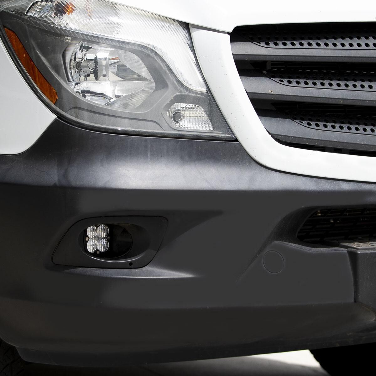 Mercedes Squadron Pro Fog Pocket Light Kit For Mercedes 2014-2018 Sprinter Van (Clear) by Baja Designs