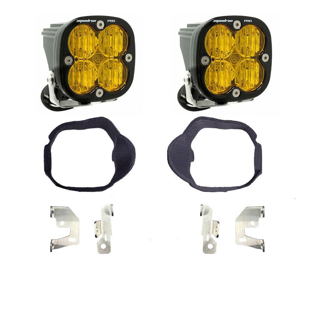 Mercedes Squadron Pro Fog Pocket Light Kit For Mercedes 2014-2018 Sprinter Van (Baja Amber) by Baja Designs - 448134