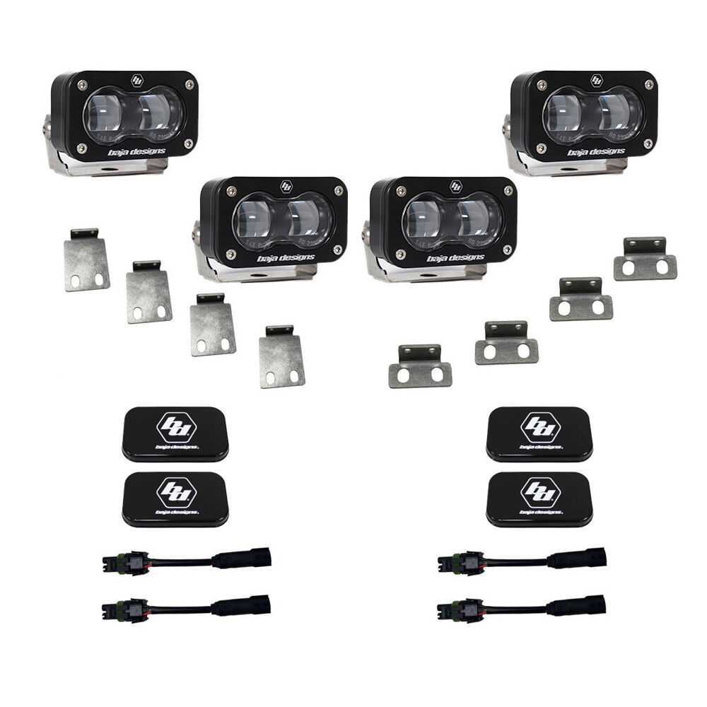S2 SAE Fog Pocket Kit Fits 21-On Ford Raptor by Baja Designs - 448166