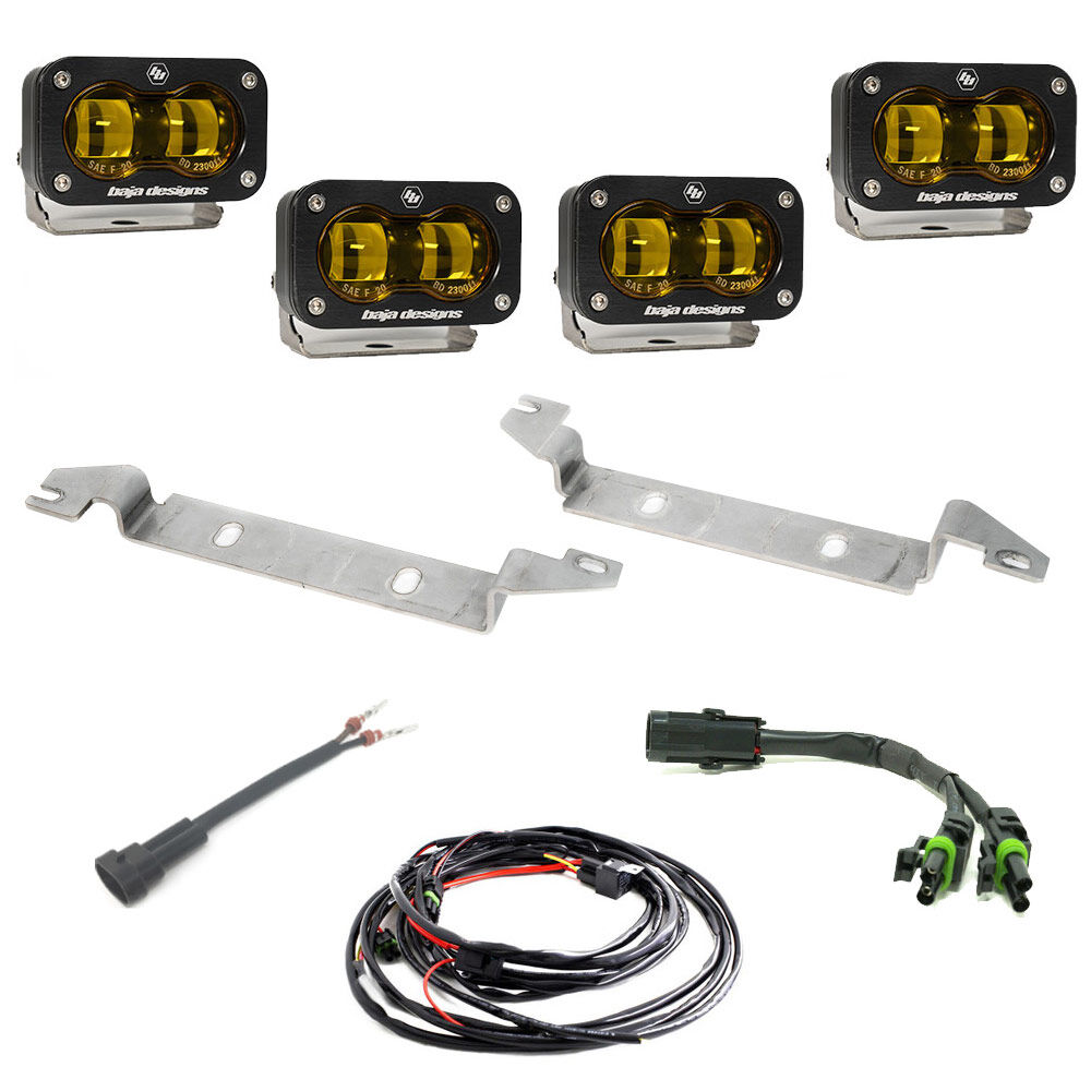 2023-On Toyota Sequoia S2 SAE Baja Amber OEM FPK Replacement Kit by Baja Designs - 448168