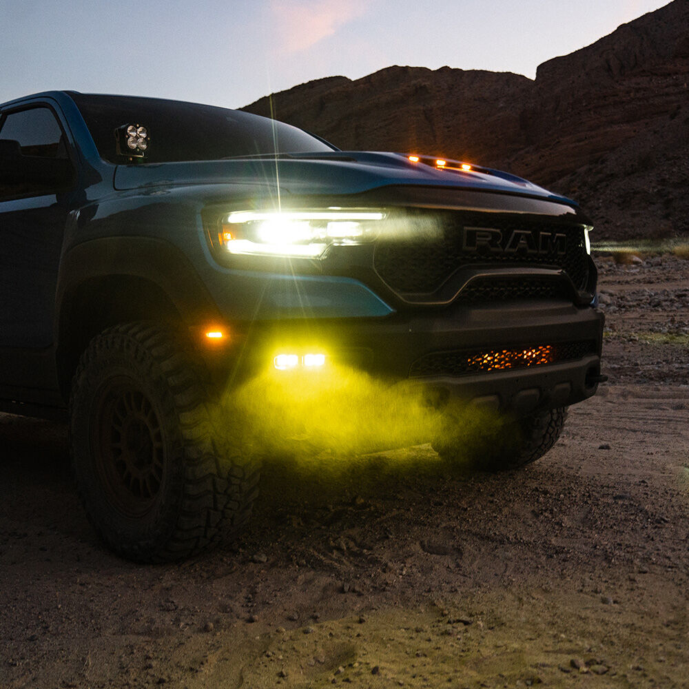 Dodge Ram Rebel/TRX (19-Present) Dual S2 SAE Baja Amber FPK by Baja Designs