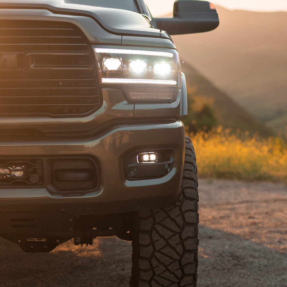 RAM S2 SAE Fog Pocket Light Kit Amber RAM 19-Present 2500/3500 by Baja Designs