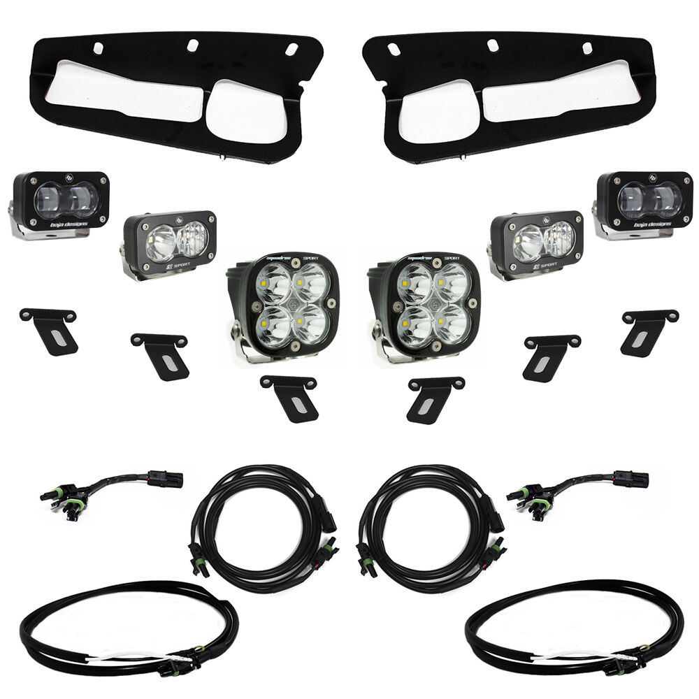 Ford Bronco (21-Present) S2 SAE FPK Sportsmen for OEM Steel Bumper w/Upfitter Wiring Harness by Baja Designs - 448174UP