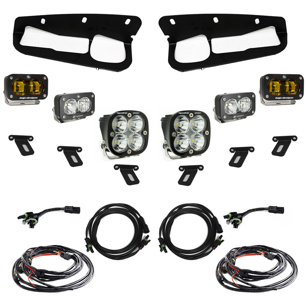 Ford Bronco (21-Present) S2 SAE Baja Amber FPK Sportsmen for OEM Steel Bumper by Baja Designs - 448178