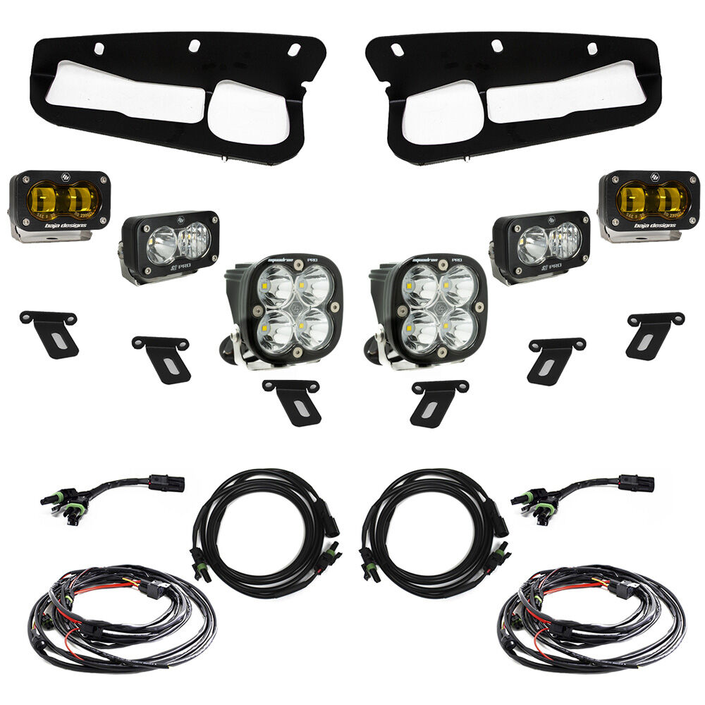 Ford Bronco (21-Present) S2 SAE Baja Amber FPK Pro for OEM Steel Bumper by Baja Designs - 448179