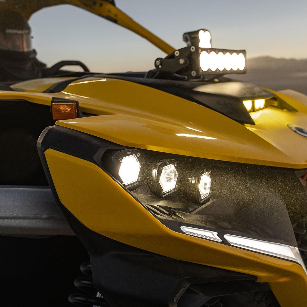 Can-Am, Maverick R, Triple S1 Headlight Kit by Baja Designs