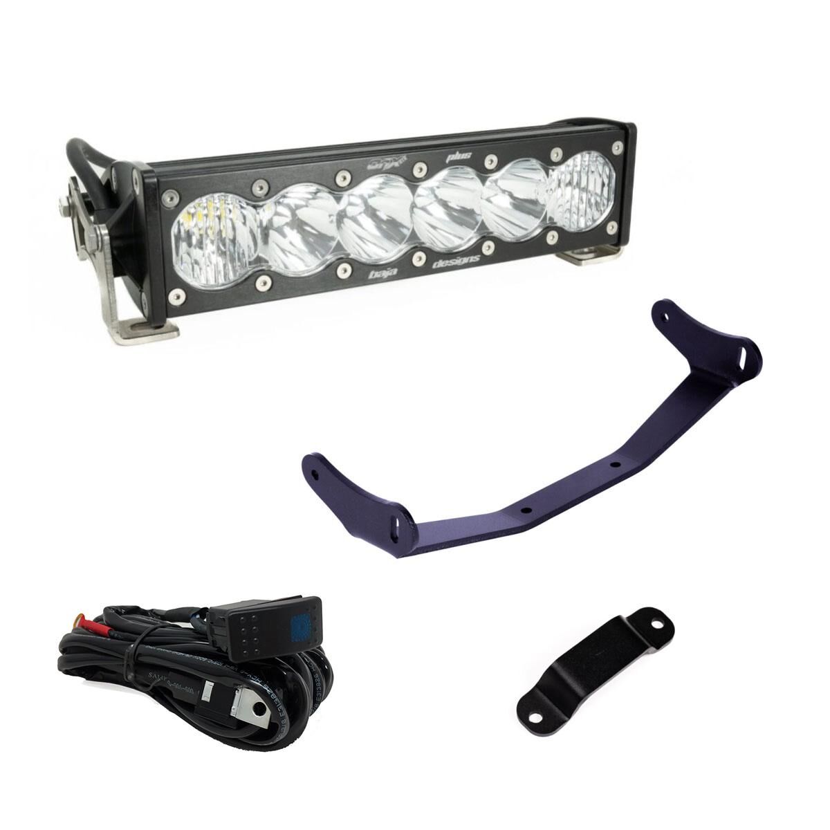 Can-Am, Maverick R, Clear 10 Inch OnX6+ Shock Tower Kit by Baja Designs