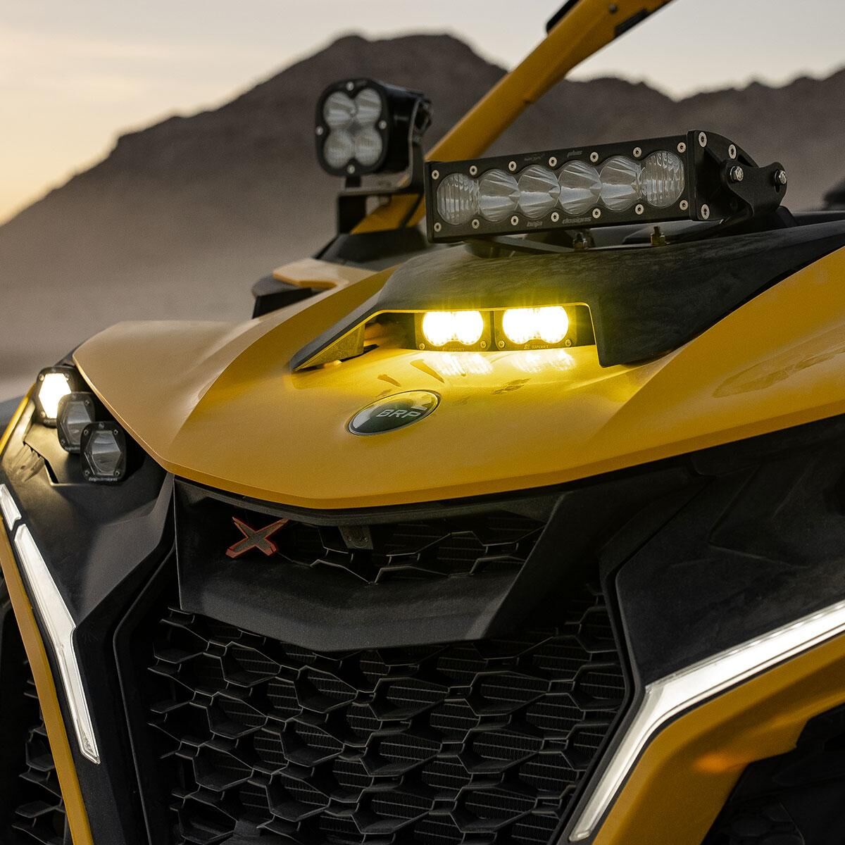 Can-Am, Maverick R, Dual S2 Pro Hood Kit by Baja Designs