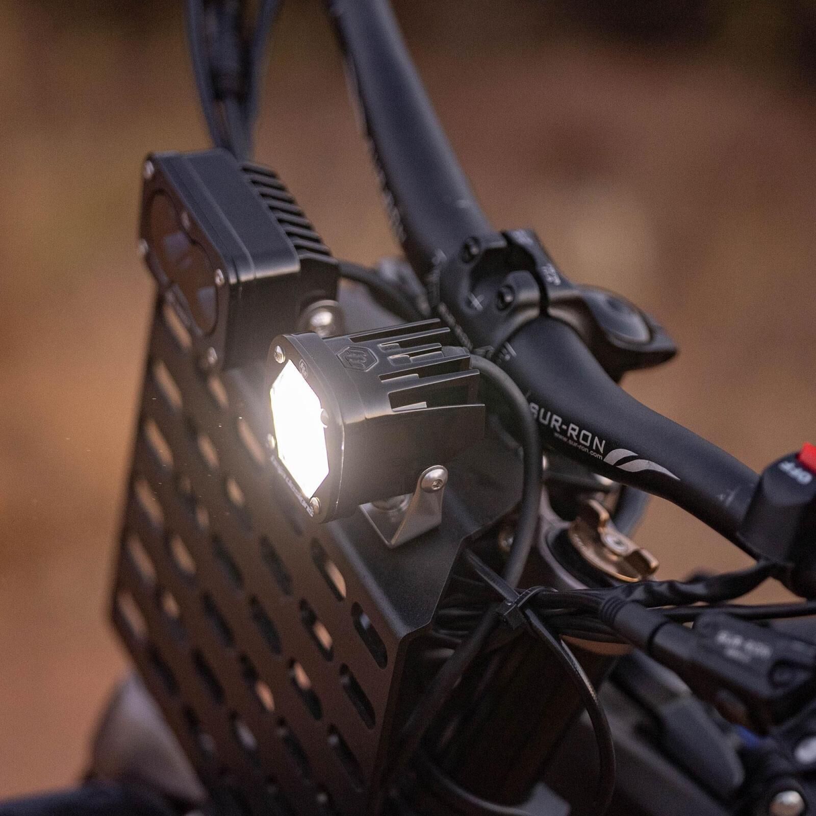 Sur-Ron S2 Pro IR /S1 White Headlight Kit (Multi Pattern 940nm Clear/IR) For 18-24 Sur-ron Light Bee X by Baja Designs