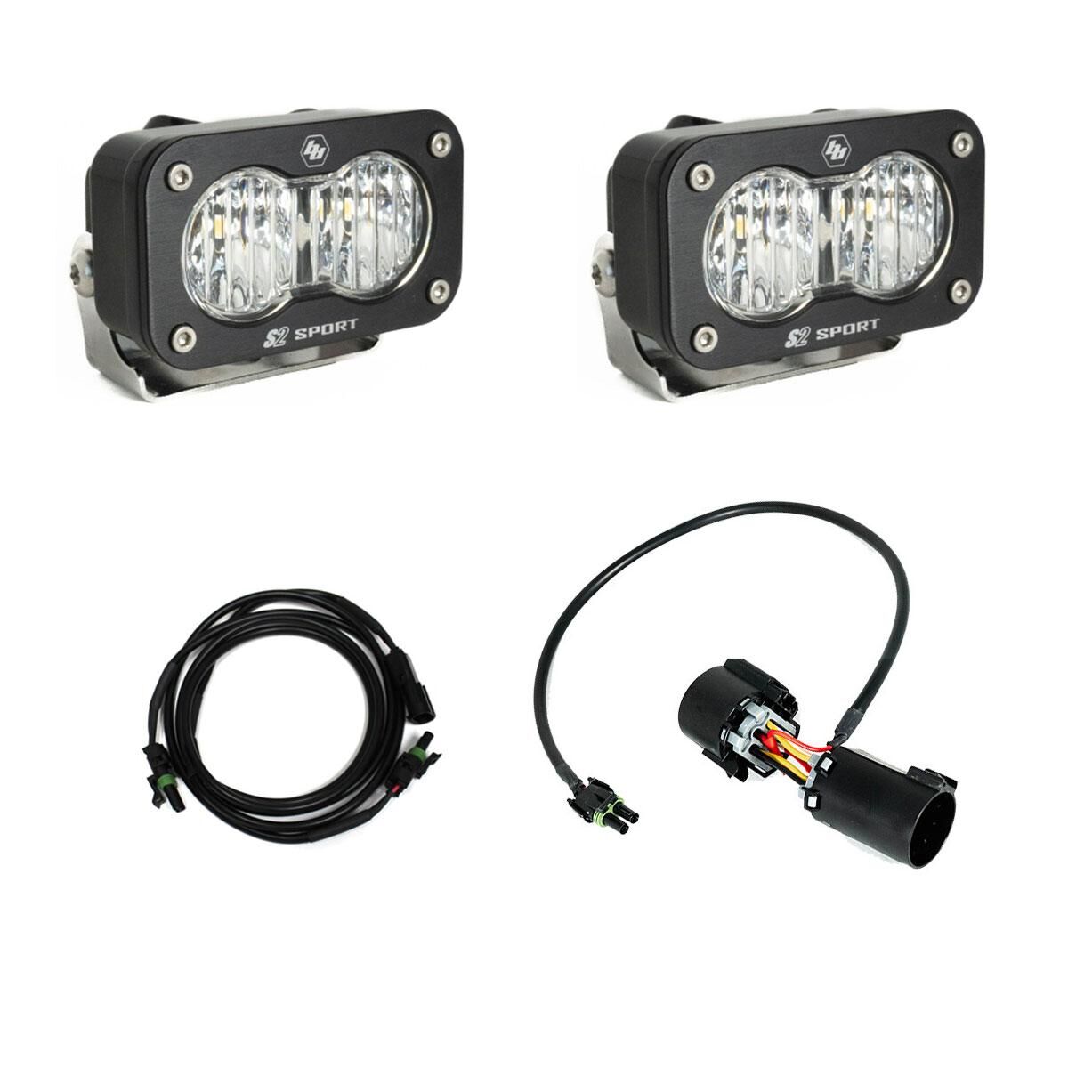 S2 Sport W/C Reverse Kit Plug-N-Play Wide Cornering Clear Plug-n-Play Wiring - 448231