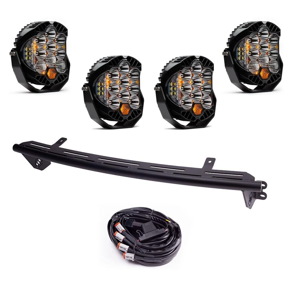 Ford Super Duty 23-On LP9 Bull Bar Light Kits Kit w/Upfitter by Baja Designs - 448232UP