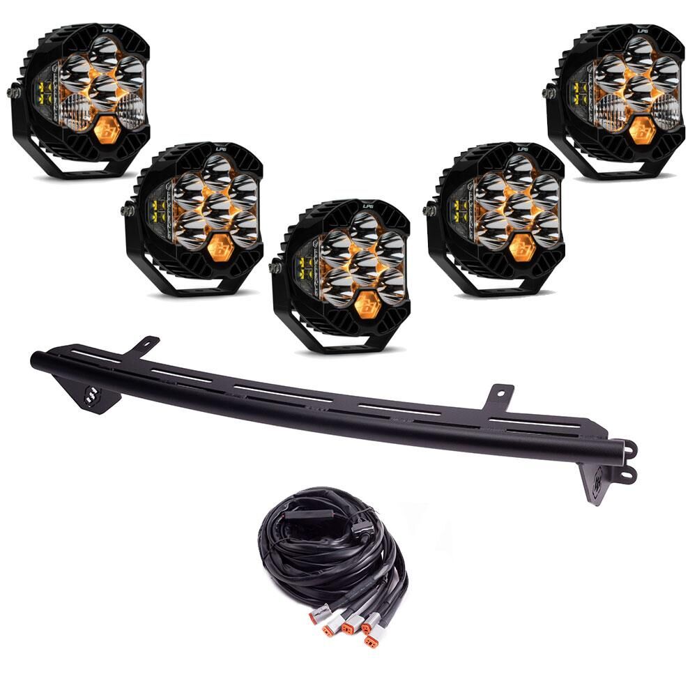Ford Super Duty 23-On LP6 Bull Bar Light Kits Kit by Baja Designs - 448233