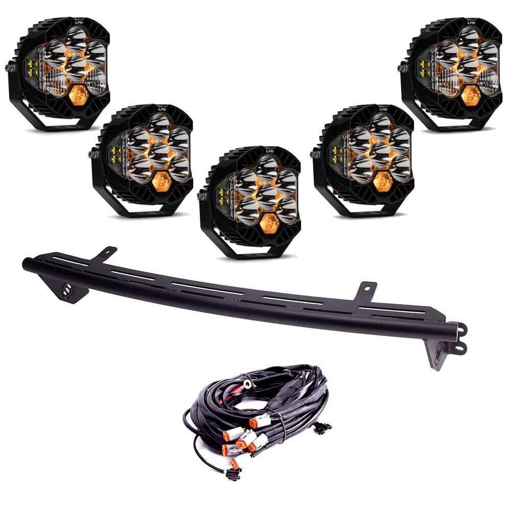 Ford Super Duty 23-On LP6 Bull Bar Light Kits Kit w/ Upfitter by Baja Designs - 448233UP