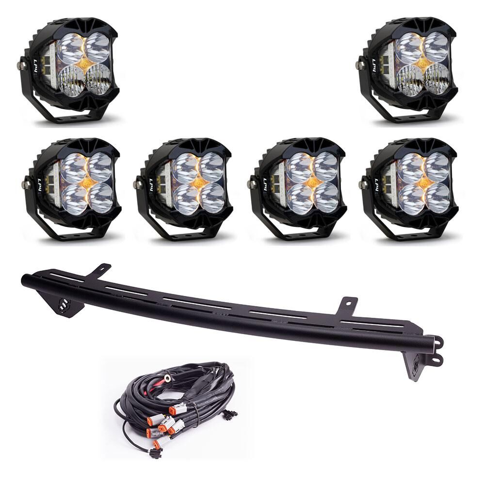 Ford Super Duty 23-On LP4 Bull Bar Light Kits Kit w/ Upfitter by Baja Designs - 448234UP