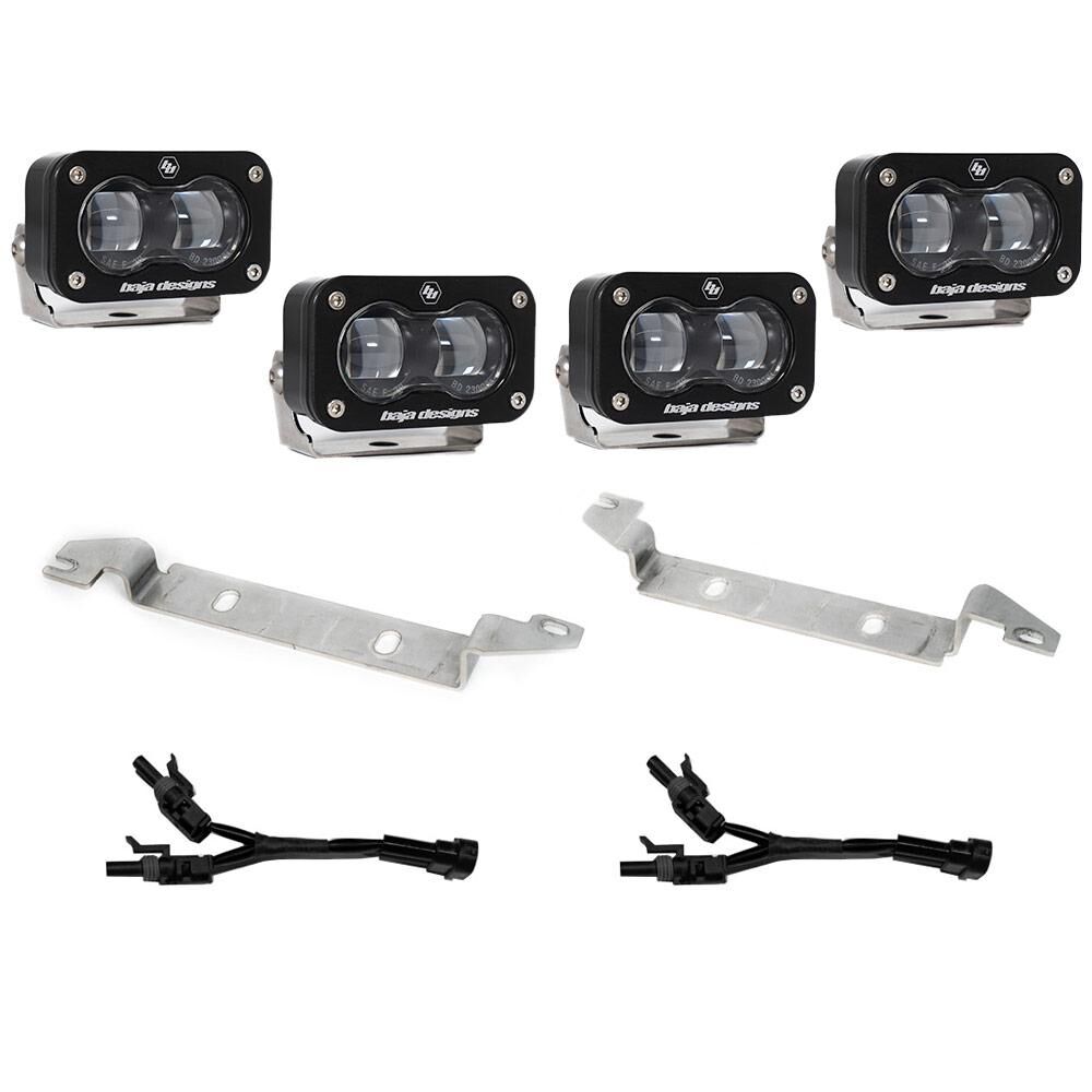 2024-Present Toyota Tacoma S2 SAE OEM Fog Light Replacement Kit by Baja Designs - 448239