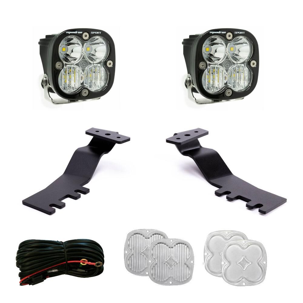 2024-On Toyota Tacoma Squadron Sport A-pillar Kit by Baja Designs - 448242