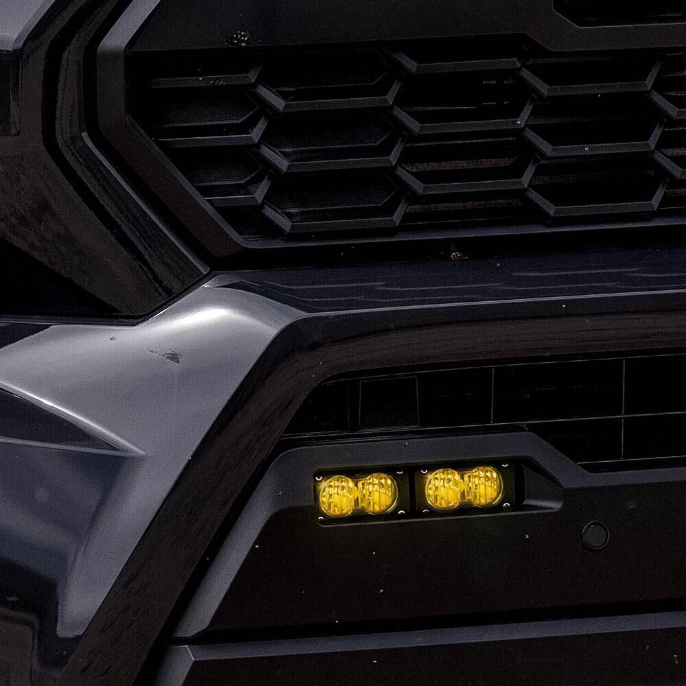 S2 Sport Dual Fog Pocket Light Kit - 24-Present Tacoma (Wide Cornering; Baja Amber) by Baja Designs