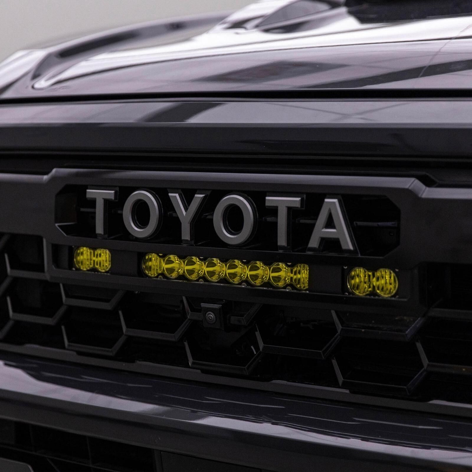 Toyota S8 10 Inch Light Bar S2 Pro Grille Conversion Light Kit 2024-On Toyota Tacoma Baja Amber by Baja Designs
