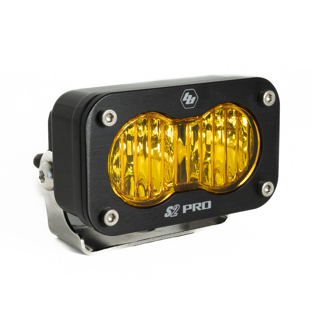 LED Light Wide Cornering Pattern Baja Amber S2 Pro by Baja Designs - 480015