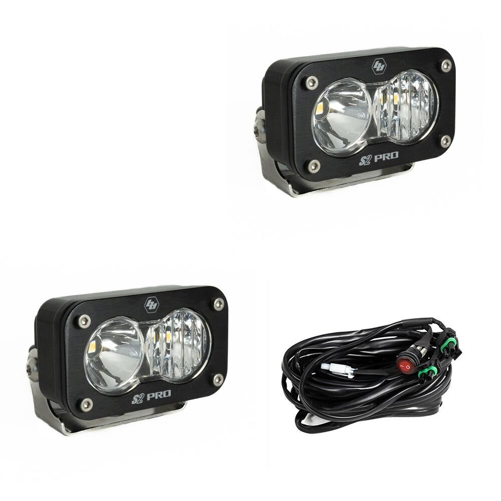 LED Light Pods Driving Combo Pattern Pair S2 Pro Series by Baja Designs - 487803