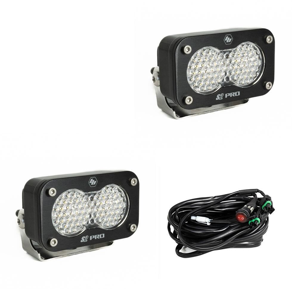 LED Light Pods Work/Scene Pattern Pair S2 Pro Series by Baja Designs - 487806