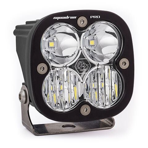 LED Light Pod Black Clear Lens Driving/Combo Pattern Squadron Pro by Baja Designs - 490003