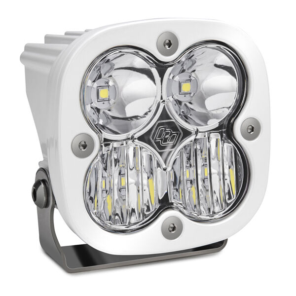 LED Light Pod White Clear Lens Driving/Combo Pattern Squadron Pro by Baja Designs - 490003WT