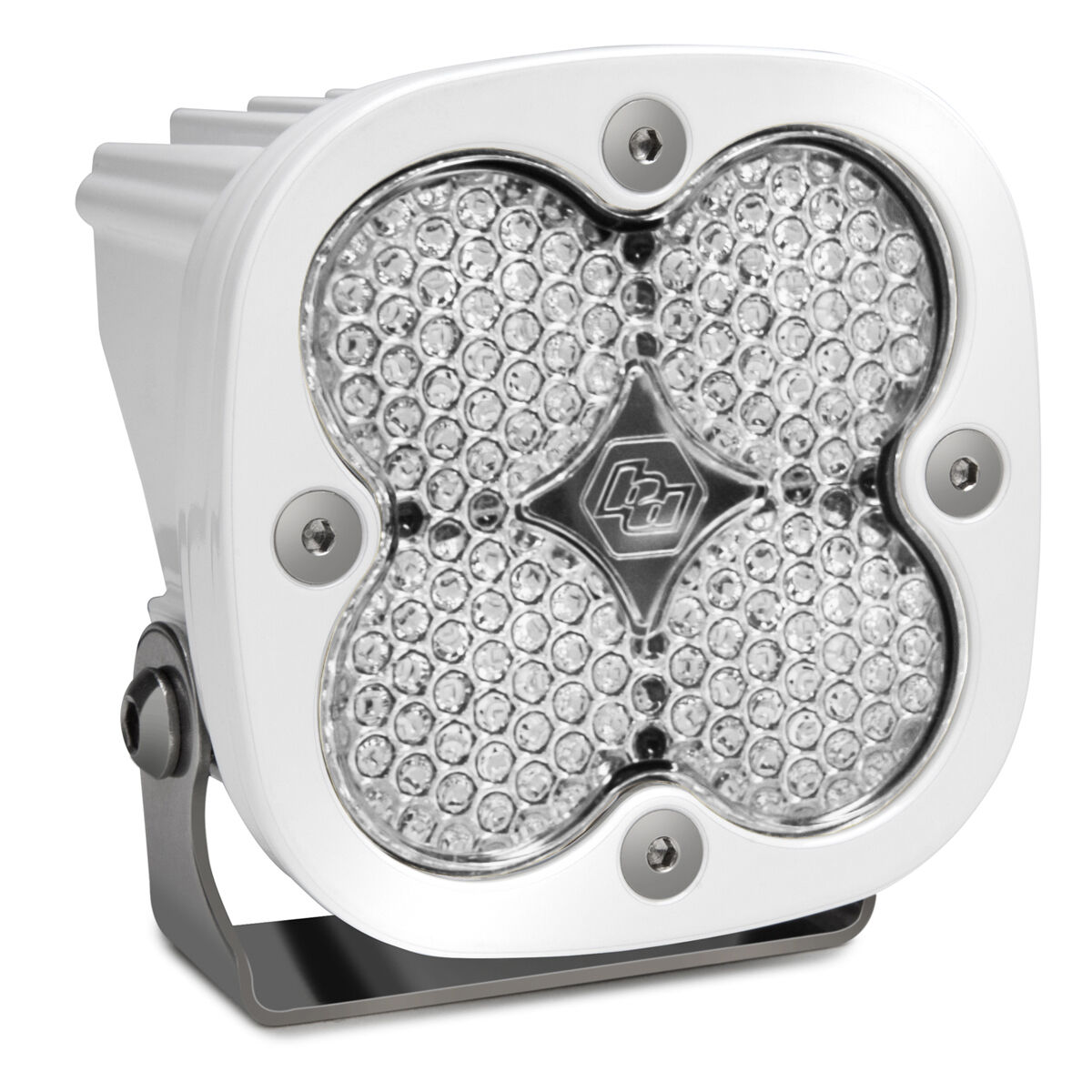 LED Light Pod White Clear Lens Work/Scene Pattern Squadron Pro by Baja Designs - 490006WT