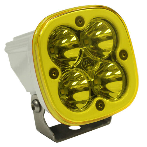 LED Light Pod White Baja Amber Lens Spot Pattern Squadron Pro by Baja Designs - 490011WT