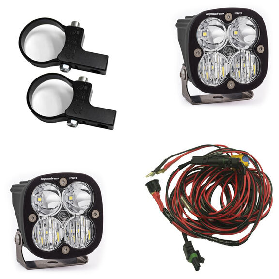 LED Light Pods Kit W/Horiz Mounts 1.75 Inch Harness Squadron Pro by Baja Designs - 497104