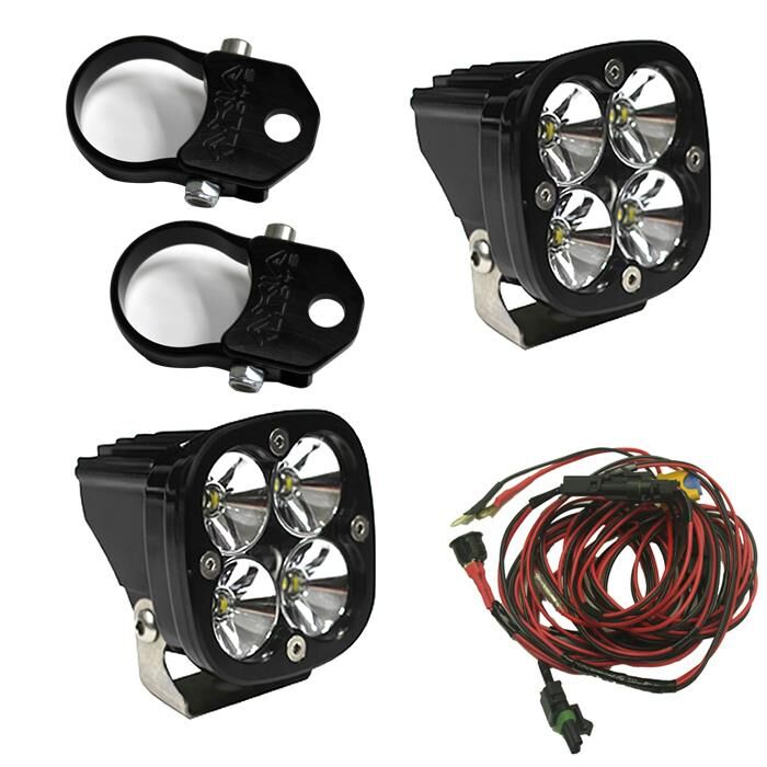 LED Light Pods Kit W/Vertical Mounts 2.00 Inch Harness Squadron Pro by Baja Designs - 497108