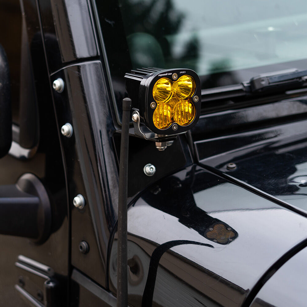 LED Light Pods Wide Cornering Pattern Pair Squadron Pro Series by Baja Designs - 497805