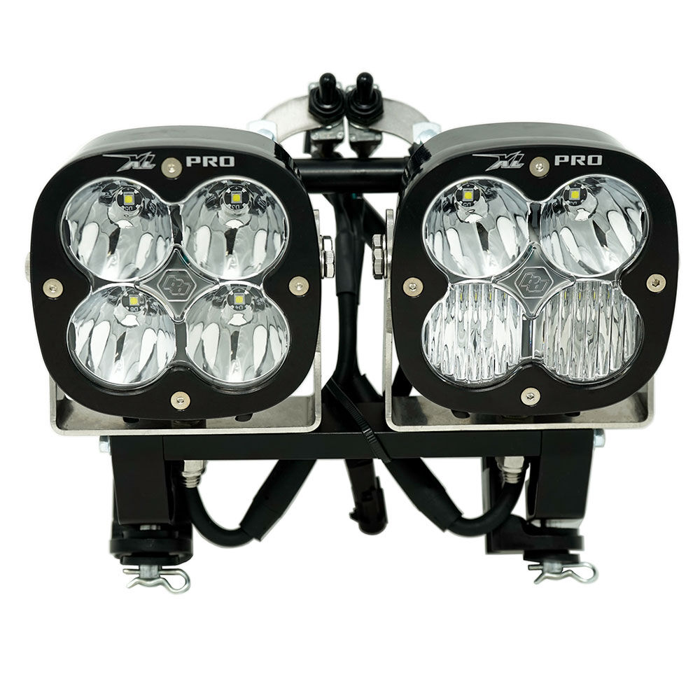 Dual Motorcycle Race Light Clear Lens XP Pro Series by Baja Designs - 500011