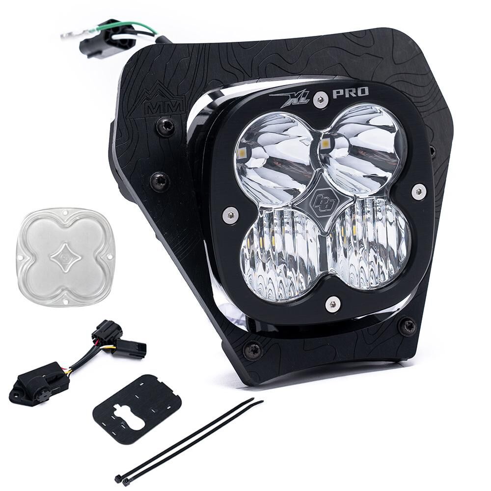 KTM XL Pro D/C Headlight Kit w/ Dimmer 2024 450 XCF-W 350 XW-F 500 XW-F 150 XC-W 250 XC-W 300 XC-W Spot Clear - 507107