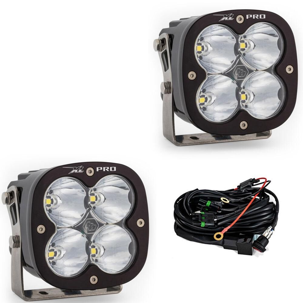 LED Light Pods High Speed Spot Pattern Pair XL Pro Series by Baja Designs - 507801